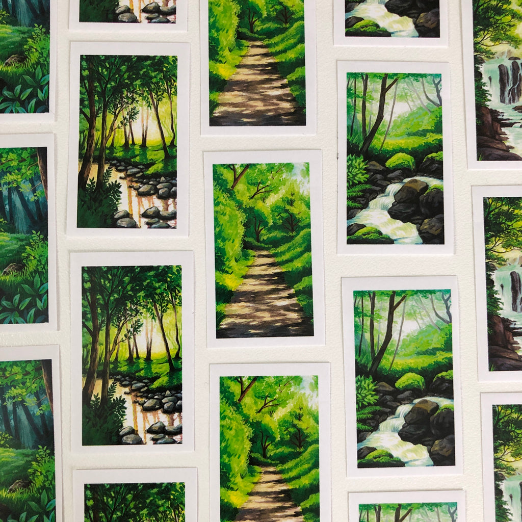 Landscapes x9 - sticker pack