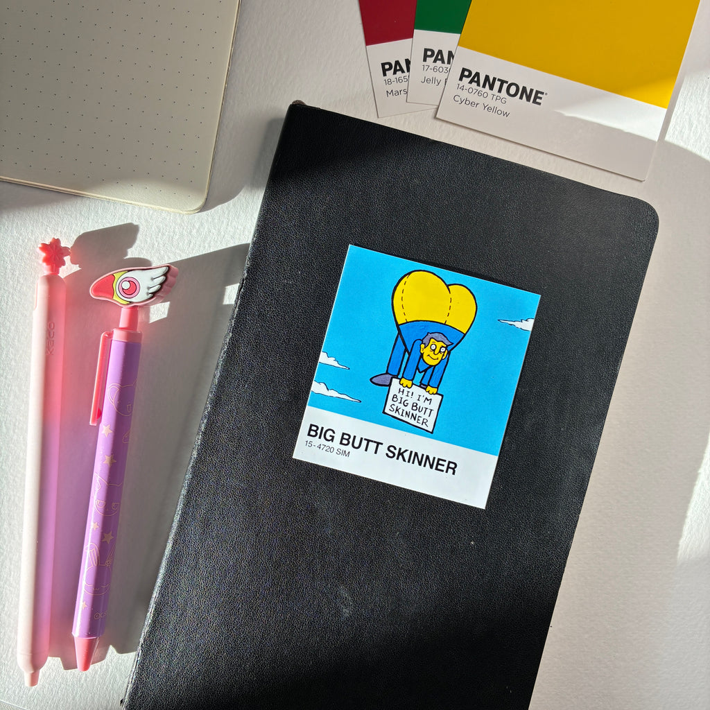 Big Butt Skinner - Vinyl Sticker
