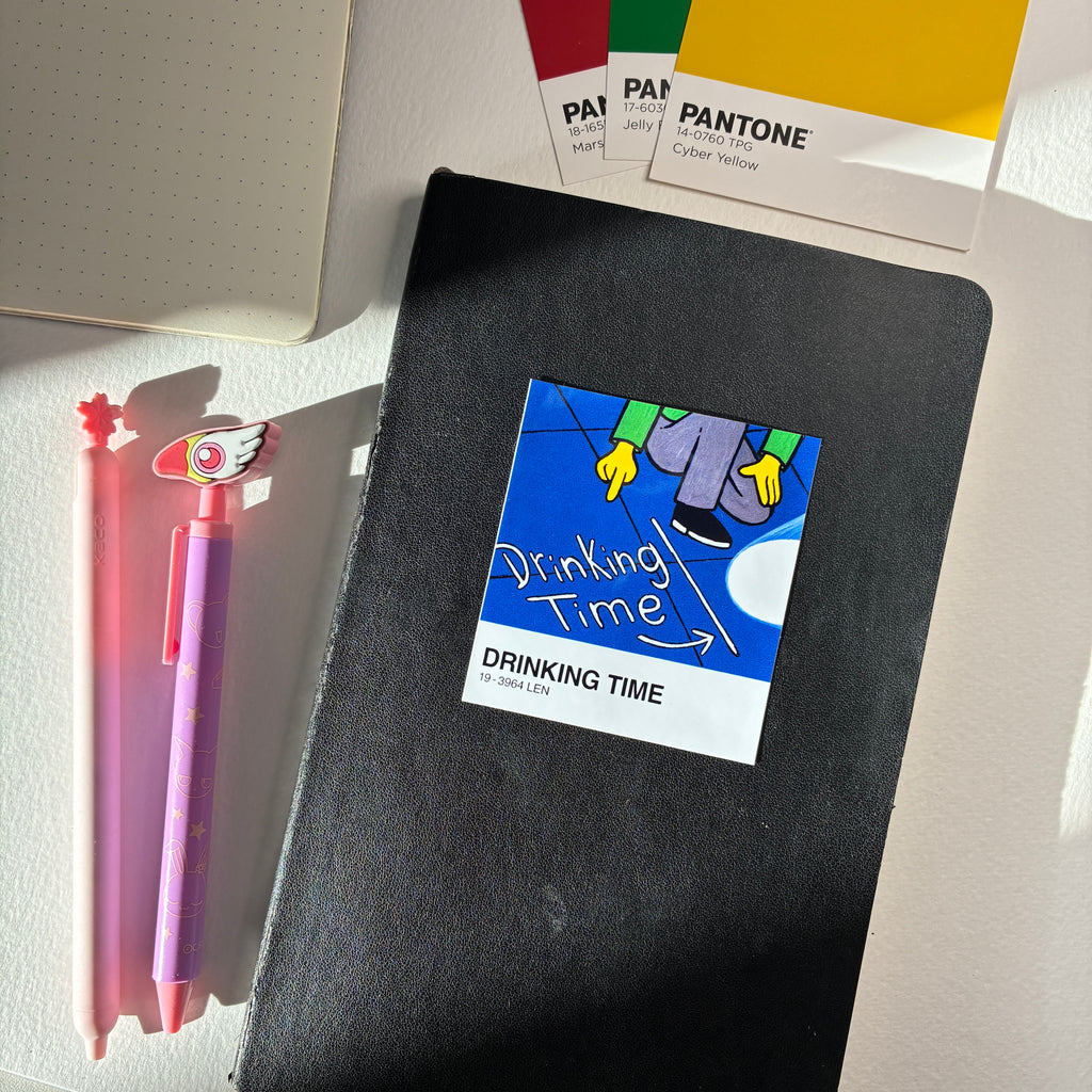 Drinking Time - Vinyl Sticker