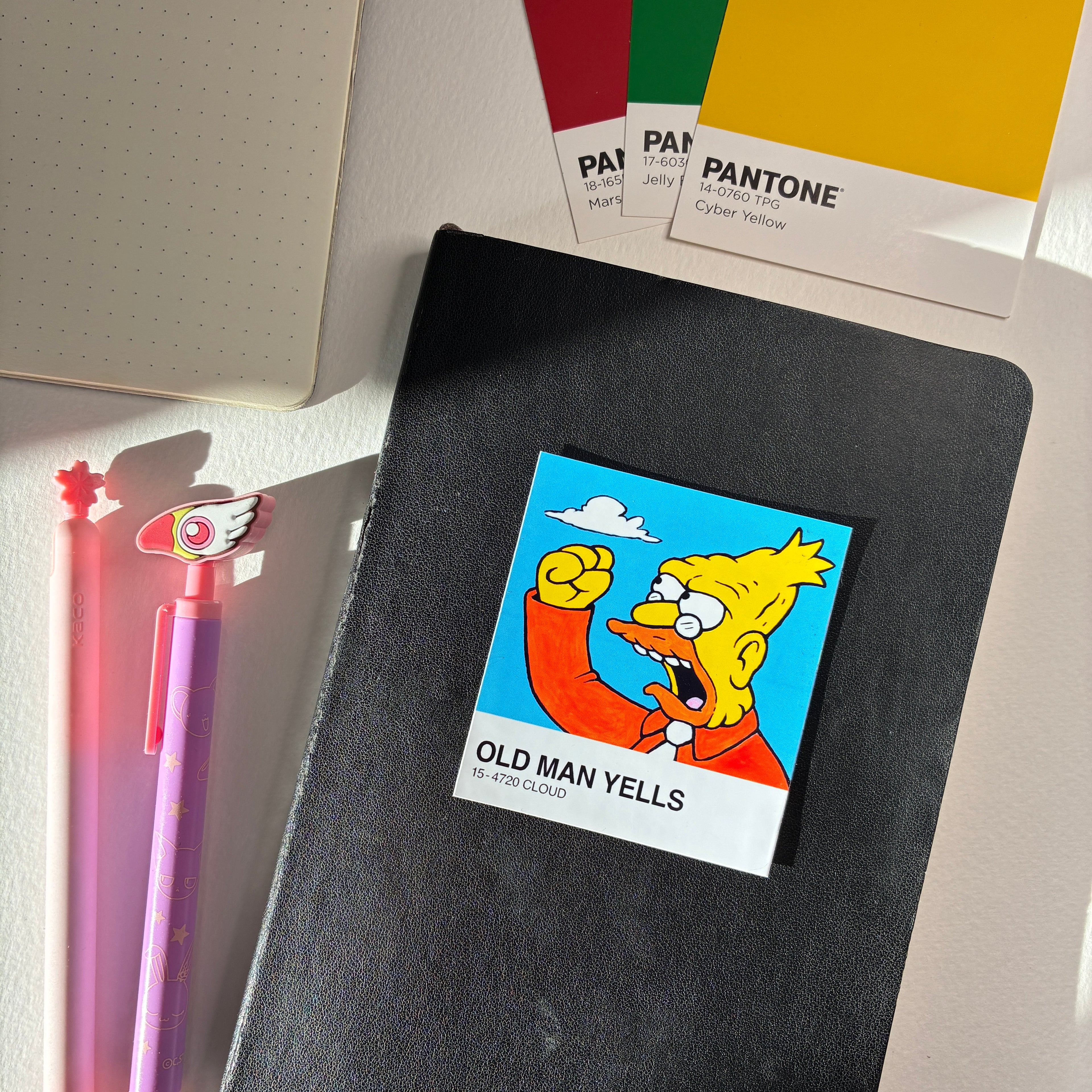 Old Man Yells - Vinyl Sticker