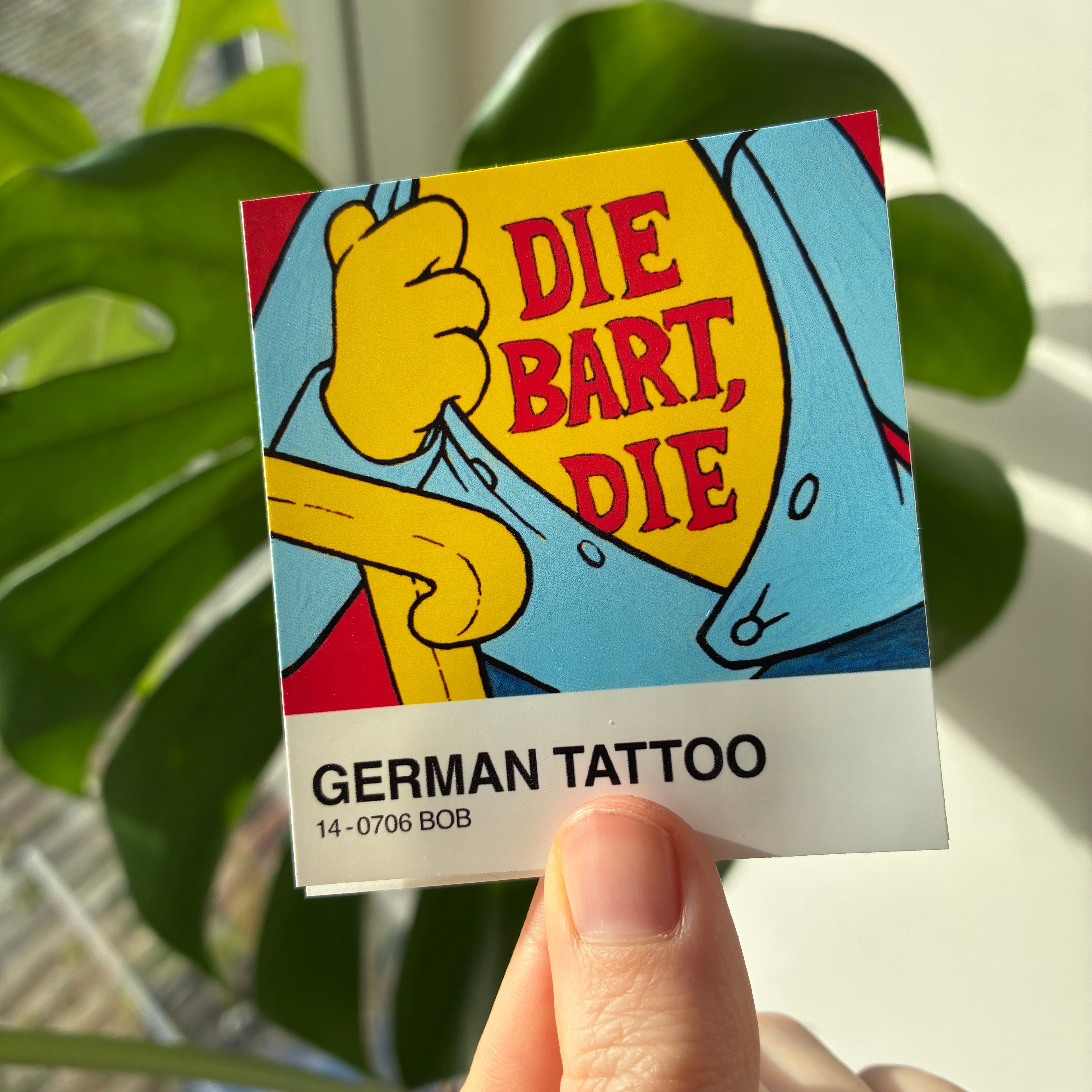 German Tattoo - Vinyl Sticker