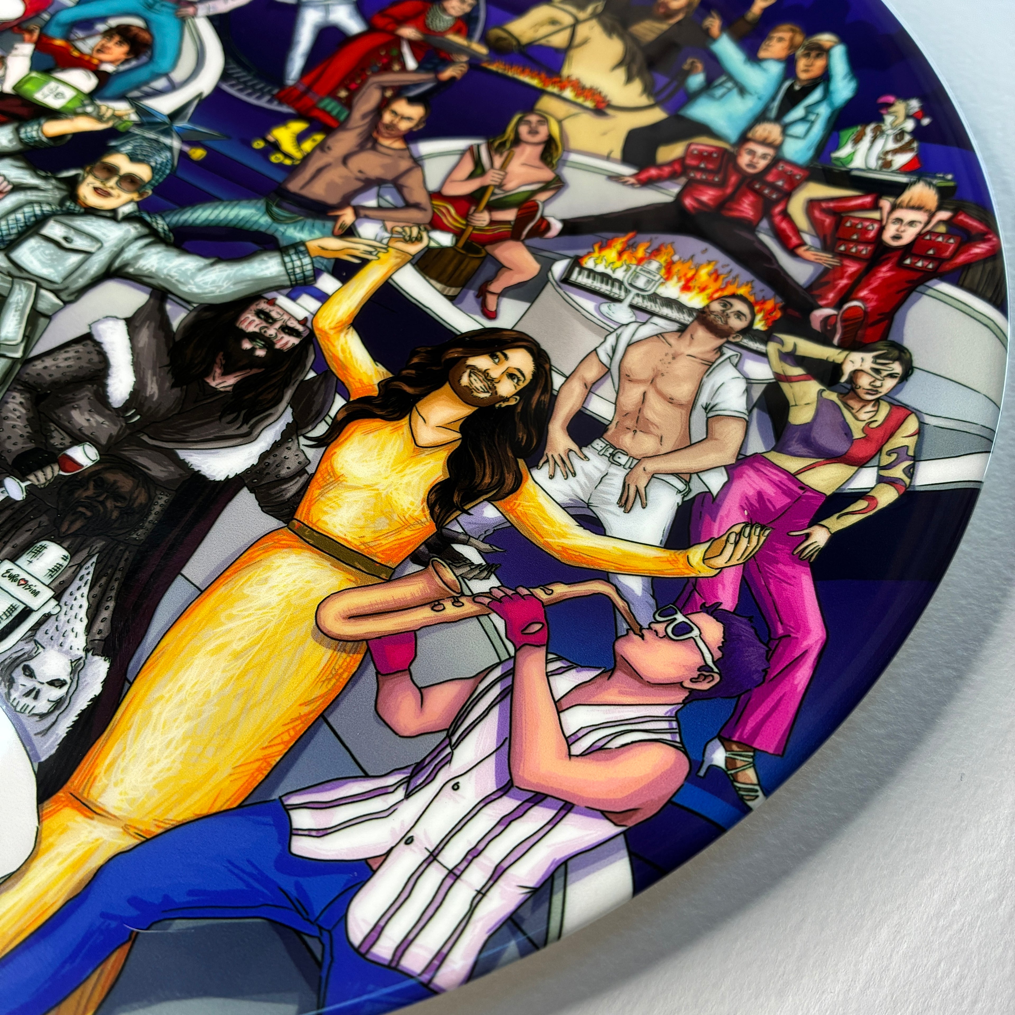 (Unofficial) Eurovision Party Plate - 8 inch