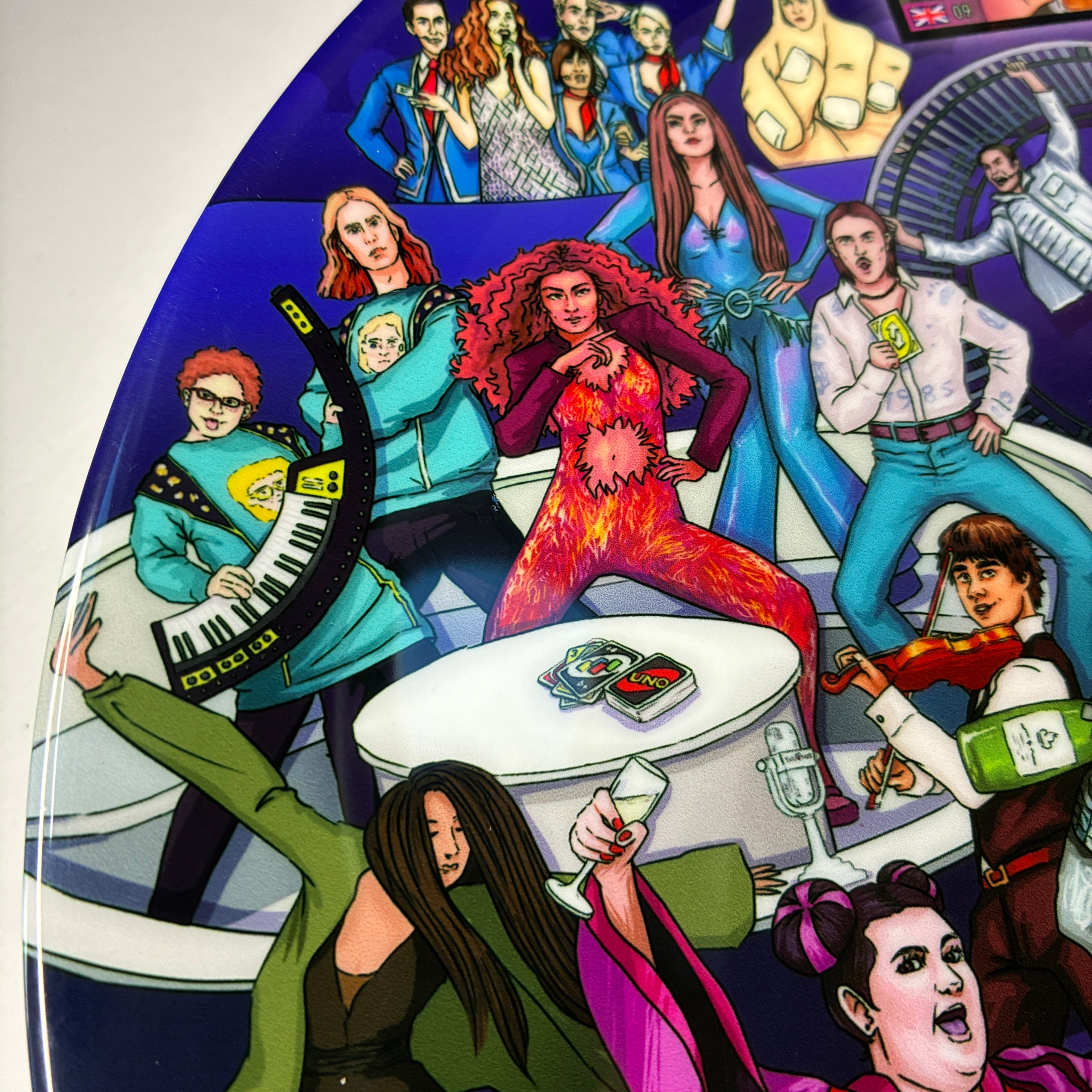 (Unofficial) Eurovision Party Plate - 8 inch
