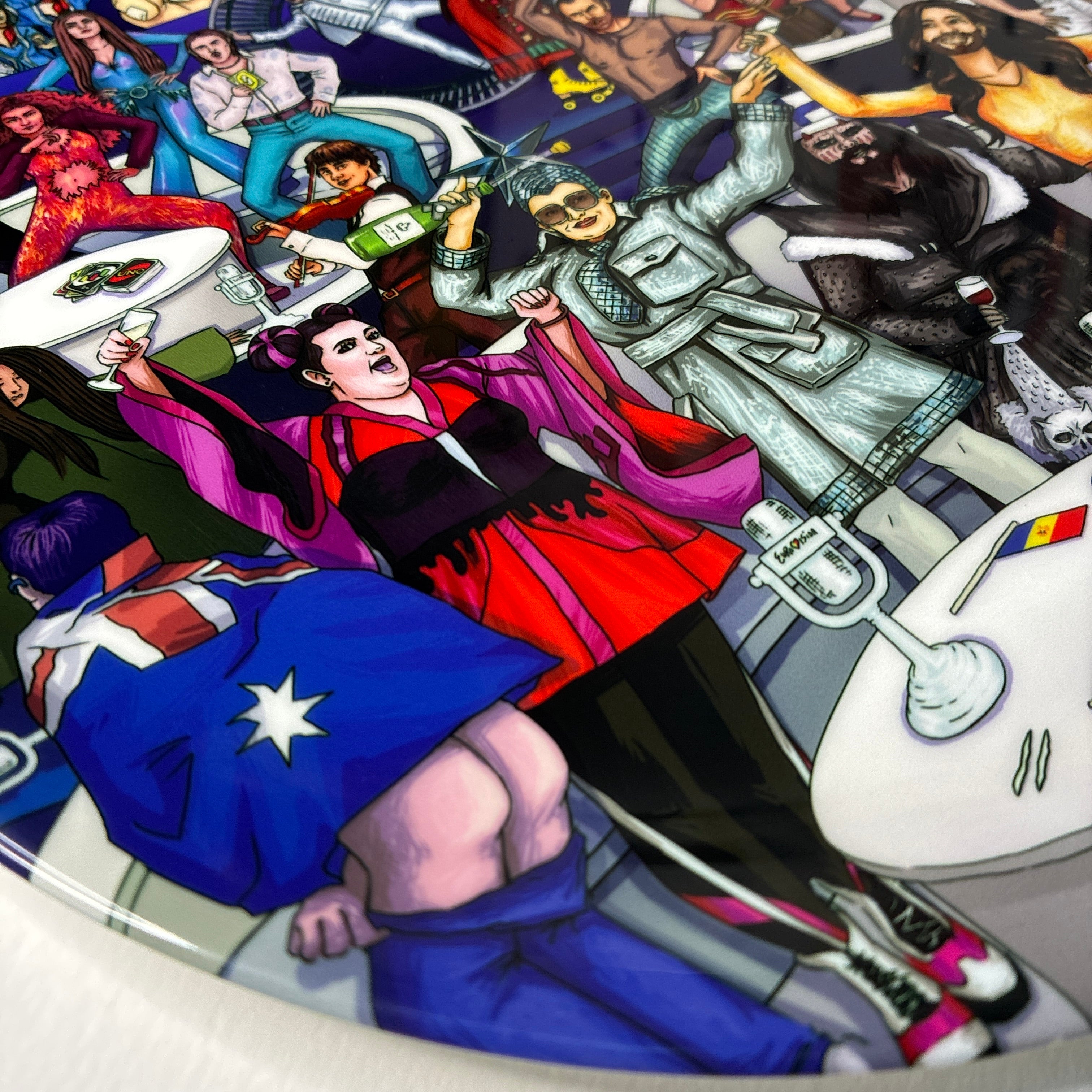 (Unofficial) Eurovision Party Plate - 8 inch