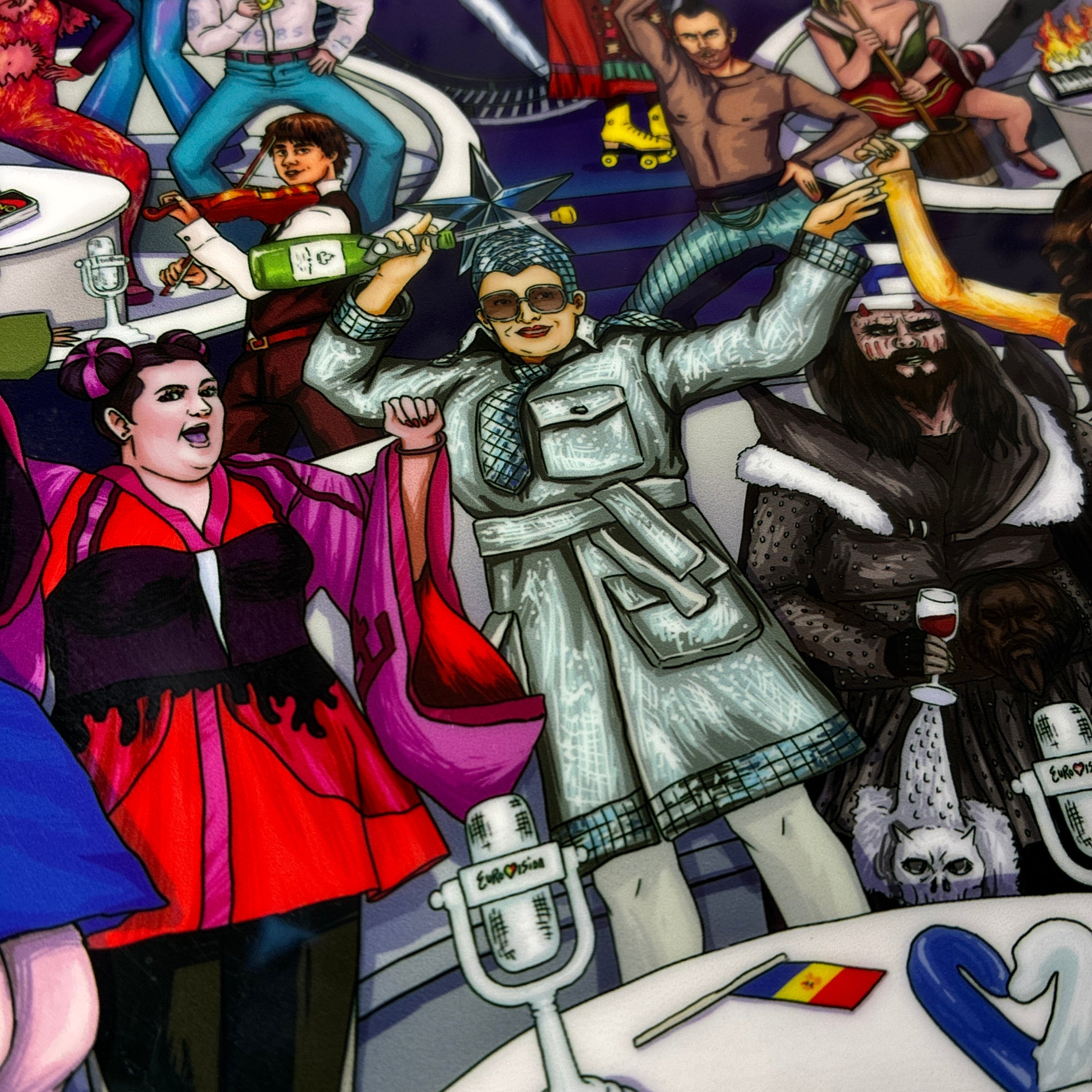 (Unofficial) Eurovision Party Plate - 8 inch